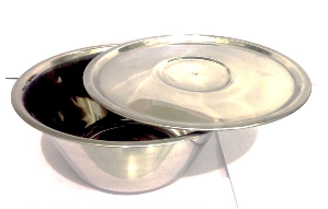 Steel Conical Bowl With Cover